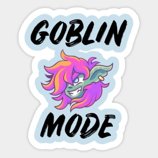 Goblin Mode Neon Sticker